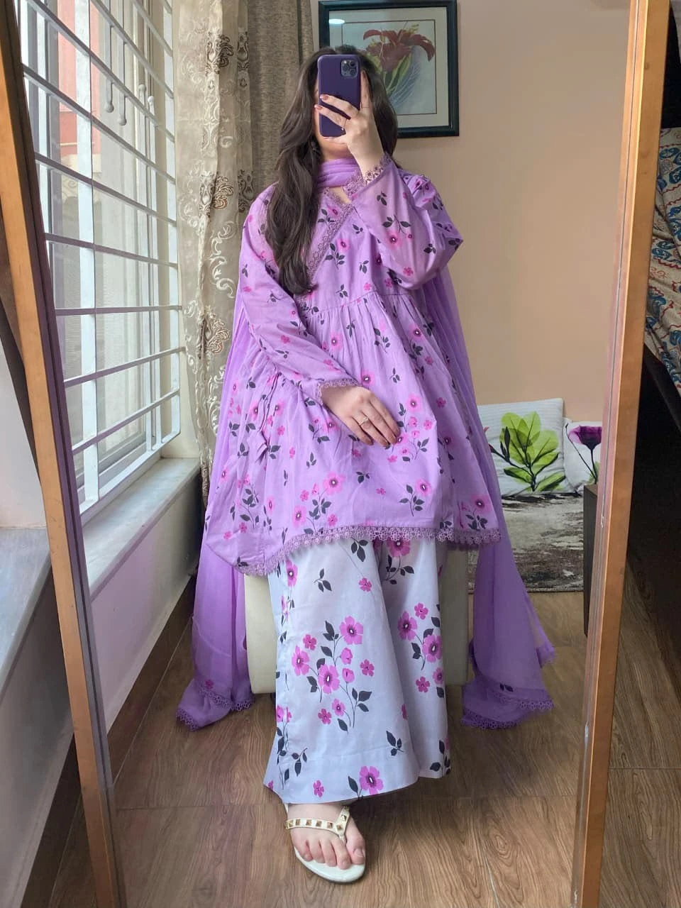 স্কিন প্রিন্ট থ্রি পিস